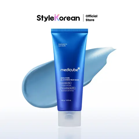 [Official Medicube Partner] Zero Pore Blackhead Mud  Mud Facial Mask, Cooling, Pore Tightening with AHA, BHA, PHA, and Pore-Purifying Clay | Halloween, Holiday Gift, Black Friday, Deals