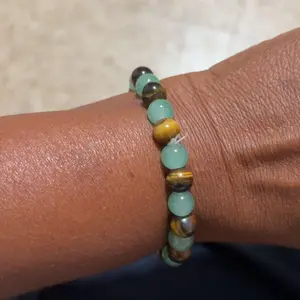 Matte Finish Agate Obsidian Bracelet, 8mm Root Chakra Stone, Men's Energy Jewelry, Protecting, Balancing, Grounding and Strength, Premium Bracelet, Boost Confidence & Stability