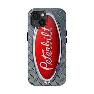 Peterbilt logo Tough Phone Case, Themed Phone Case - Premium Matte Texture, Protection, Shockproof, Anti-Drop, Anti-Fingerprint For IPhone 17, 16, 15, 14, 13, 12, Pro Max, Pro Plus, and Samsung S25, 24, 23, 22