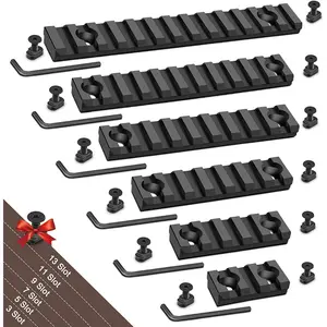 🔧Aluminum Accessory Rail Set - Squared Corner| Wrench + T-Nuts & Screws Included| Outdoor Toy Gear Mounts, 14+