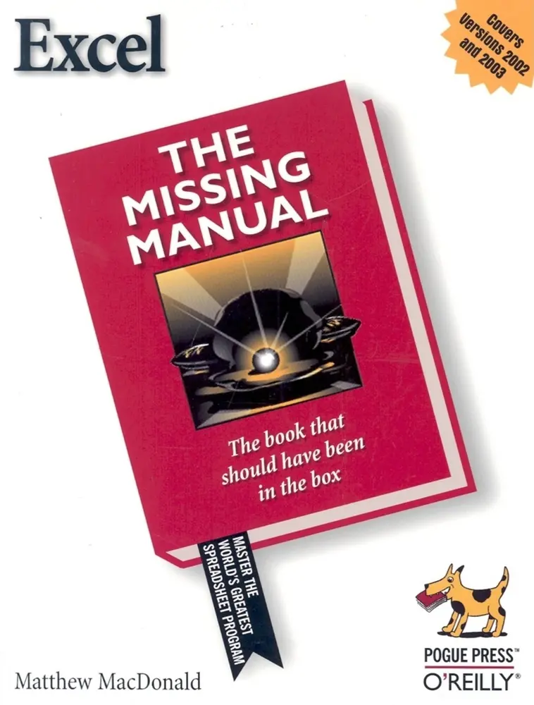 USED Book - Excel_2003: The Missing Manual by MacDonald, Matthew (Paperback) - english