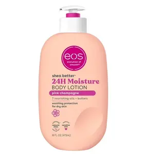 eos Shea Better Body Lotion for Dry Skin, Pink Champagne, 16 fl oz