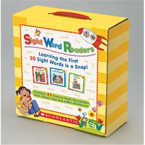Scholastic Sight Word Reader Library Small Animal Pet Toy, Teaching Supplies & Learning Tool for Fun Activities to Encourage At-Home Reading