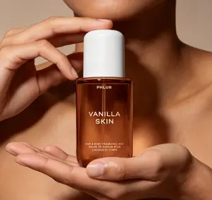 PHLUR Vanilla Skin Body Mist | Warm Vanilla Hair & Body Spray | Pink Pepper & Sandalwood Skin Scent 8 Fl. Oz / 240ml