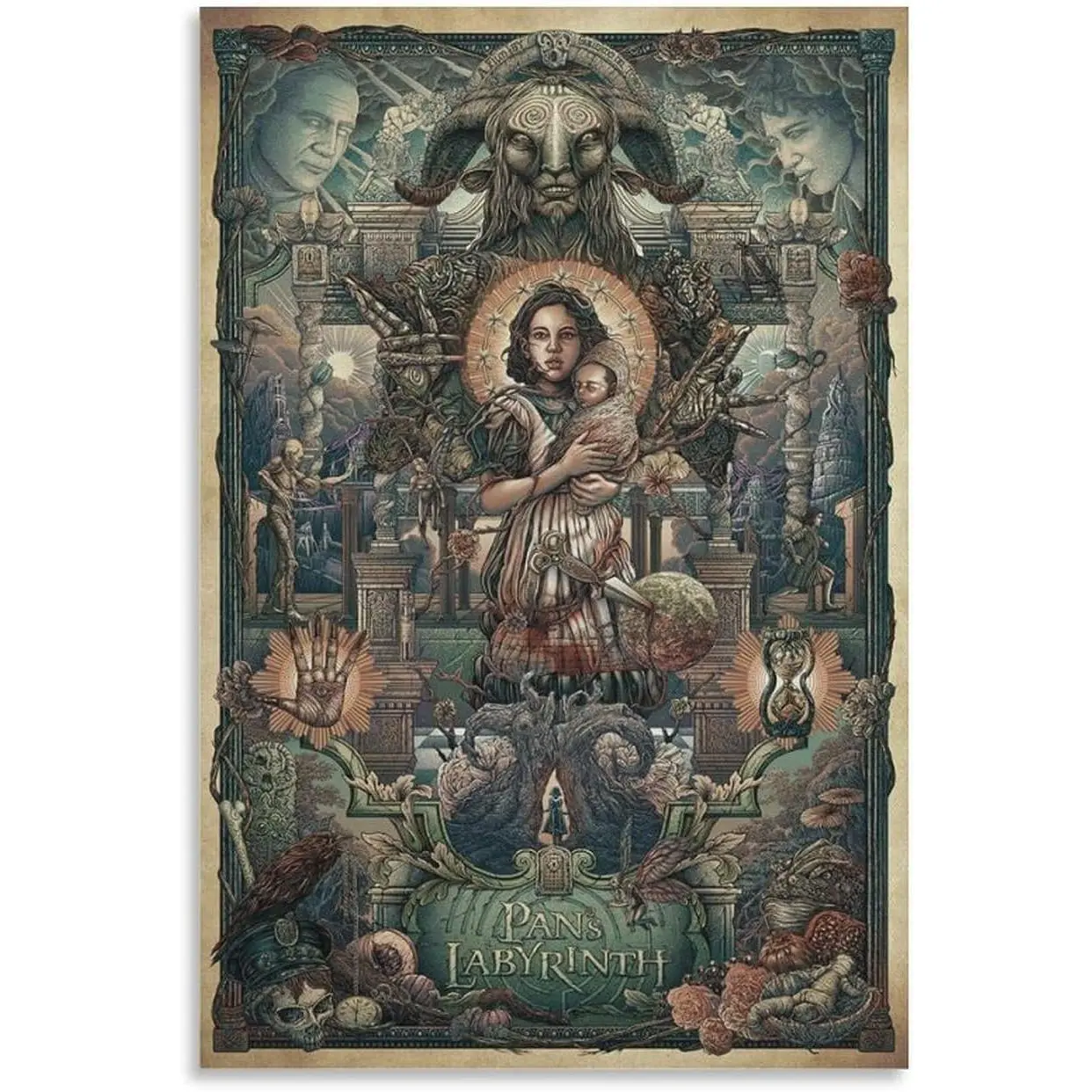 Pan's Labyrinth Classic Movie Poster (49) Home Decor Poster Wall Art Hanging Picture Print Bedroom Decorative Painting Posters Room Aesthetic