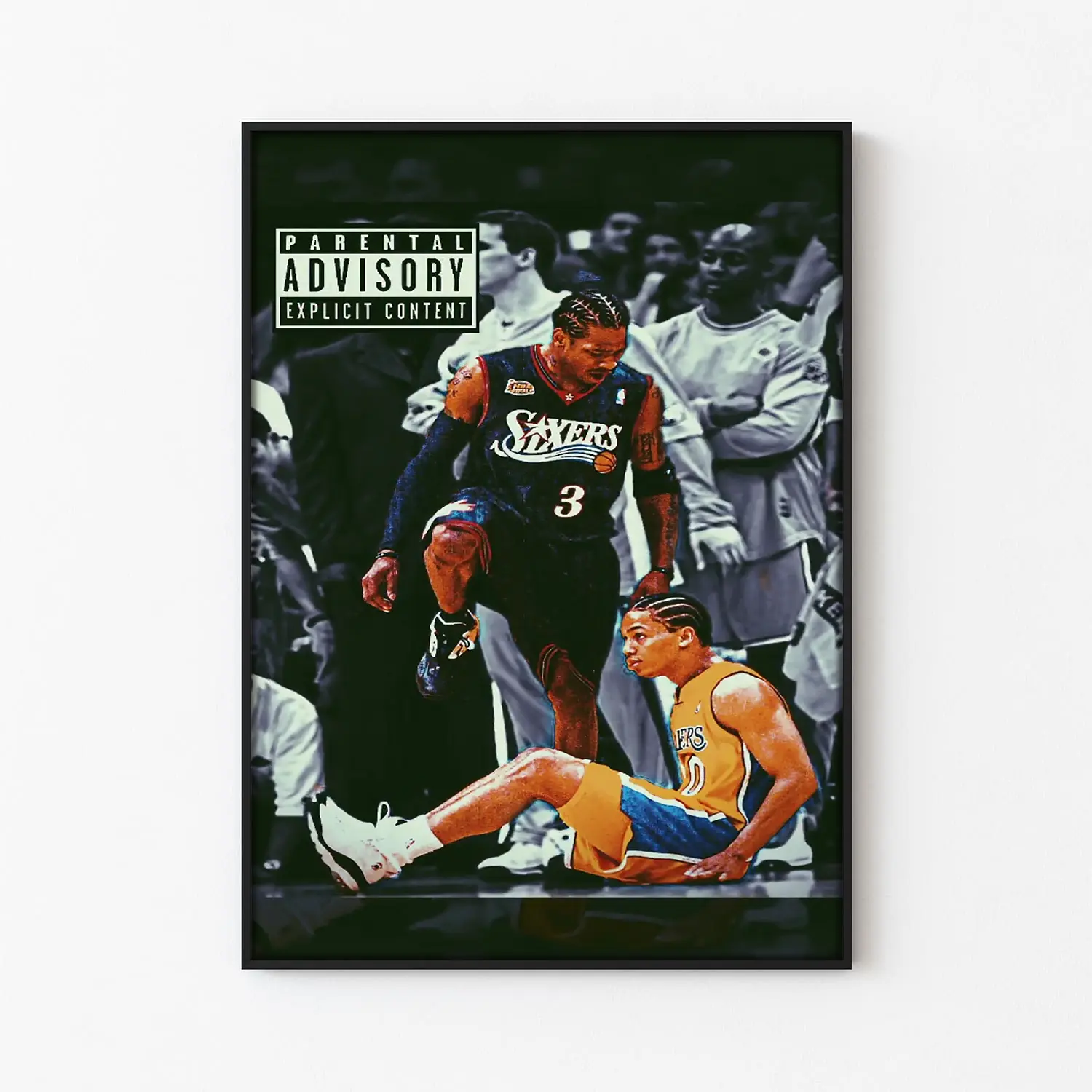 Allen Iverson Coldest Moment Photo Poster (PRODUCT DOES NOT INCLUDE FRAME)