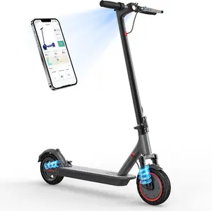 MAXSHOT Electric Scooter for Adults, 8.5" Tires, 19Mph, 500W Motor, 23 Miles Range, Folding E-Scooter with Dual Suspension,APP