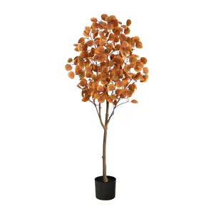 Nearly Natural 5' Autumn Eucalyptus Artificialee