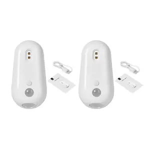Toilet Light with Intelligent Sensing UV Sterilization Rechargeable USB-C Night Light Peel And Stick Soft Nightlight for Bathroom Toilet Easy Installation Smart Sensing Eco-Friendly ABS PP 1800 MAh Battery