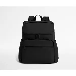 Featherlight Diaper Backpack in Jet Black