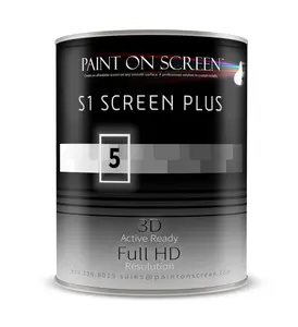 S1 Screen Plus - Light Grey High Contrast Projection Screen Paint