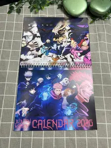 Jujutsu Calendar 2026, Home Decor, Gift new 2026 calendar, Anime Calendar