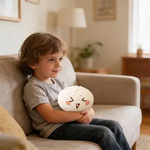 2026 Bun Dumpling Pillow Plush Toy Super Soft Cute Style Toys Daily Life Display Decorations For Children Popular Playthings