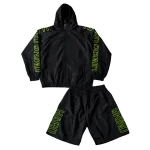 HG Windbreaker Suit - Black/Volt Green