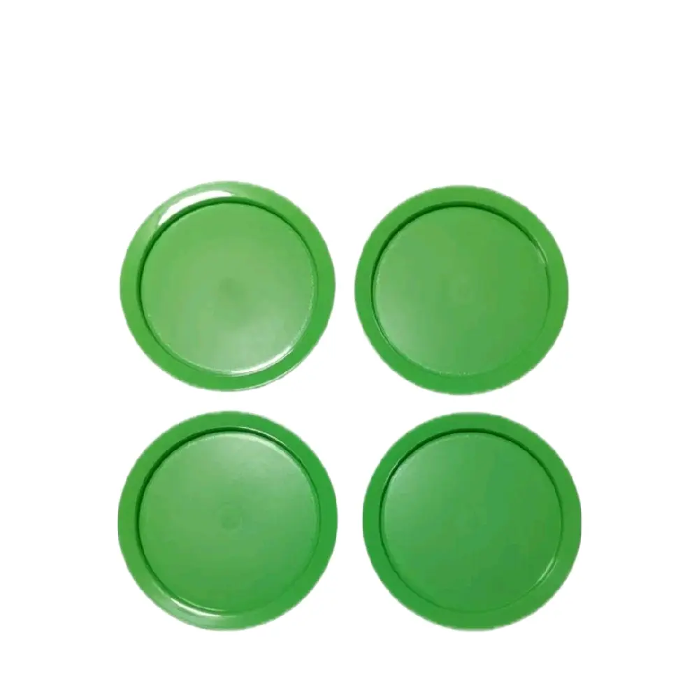 Kids Green Set of 4 Plates - Kid-Friendly Design, Perfect for Serving Meals and Snacks, Includes Four Plates for Mealtime Fun