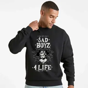 Sad Boyz Sweatshirt, Unisex Crewneck, Junior H Sweater, Graphic Sweatshirt.