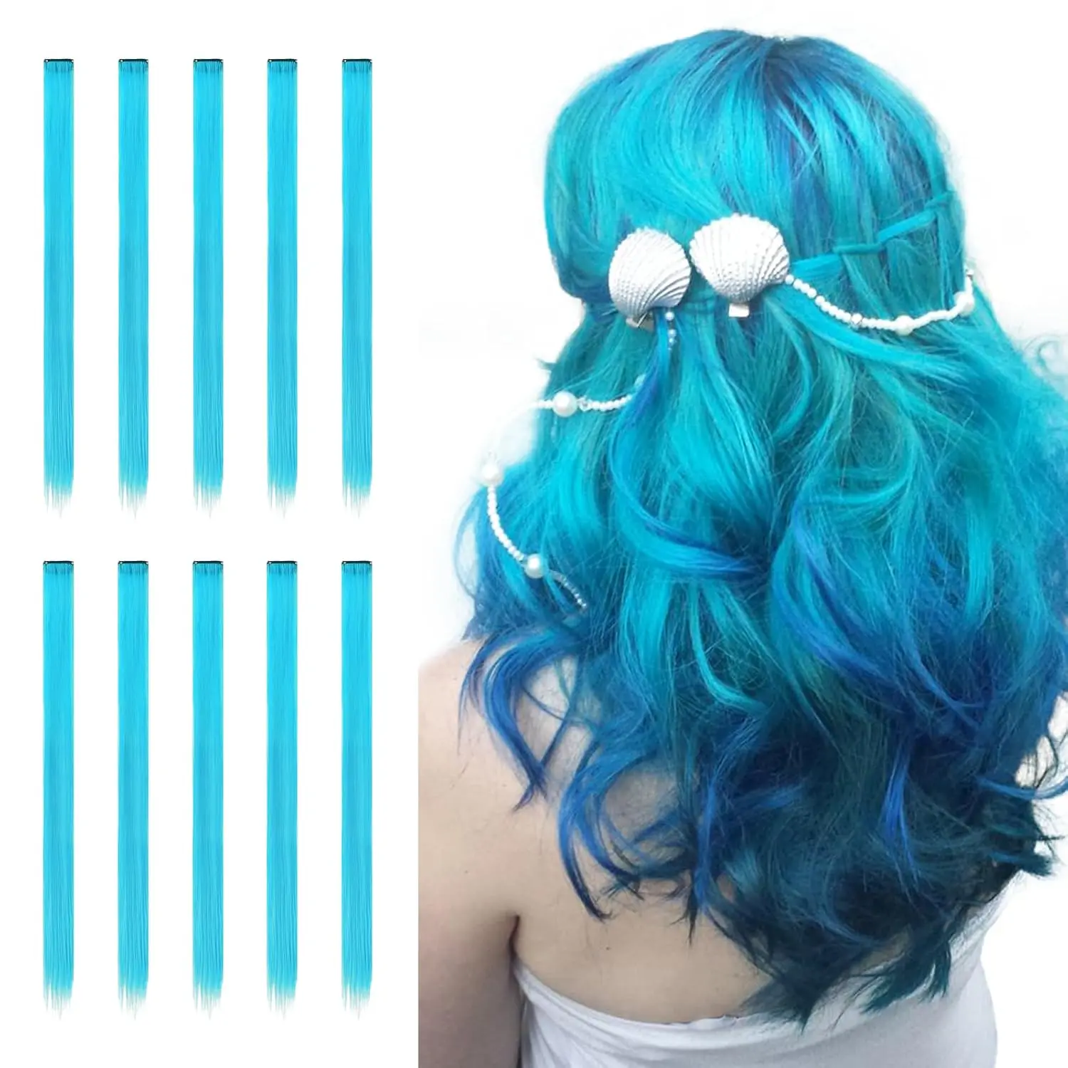 Sky Blue 10 Pcs