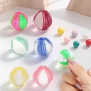 Reusable Laundry Balls, Pet Hair Remover, Anti Static & Tangle Free Washing, Eco Friendly Washer Helper, Fiber Catcher for Clothes, Multi Use Lint Removal, Fuzz Cleaning Balls for Household & Pets