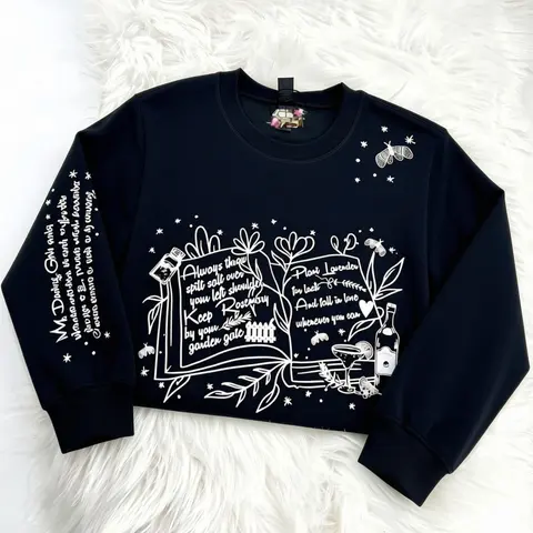 Practical Magic ~ Salt, Rosemary, Lavender & Love Sweatshirt Womenswear Comfy Tops