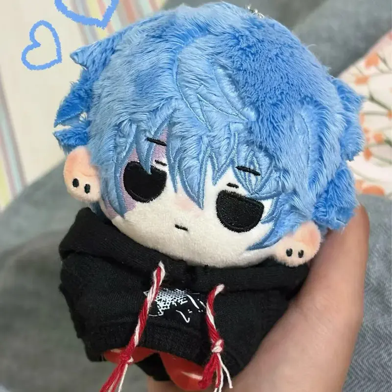 Sally Face Cotton Plush Doll - Soft Stuffed Figure with Small Size Clothes, Unisex Toy, Halloween Cosplay Prop Gift for Fans, Huggable Stuffed Animal, Soft Stuffed Collectible