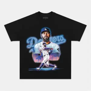 2025 LADodgers Hernández Graphic Tee 1.0 Hernández T Shirt Ultimate Premium Baseball Shirt Sports T-Shirt for Men Game Day Apparel Baseball Outfits Sports Fan Gifts Summer Outfits Cotton Men's Wear