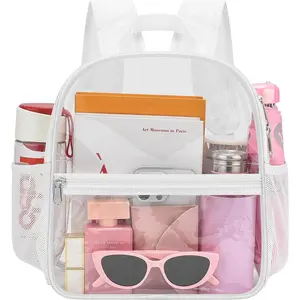 Clear Backpack for Stadium Events Stadium Backpack Waterproof 12x6x12 Clear Bag for Adult Concert Sport Work