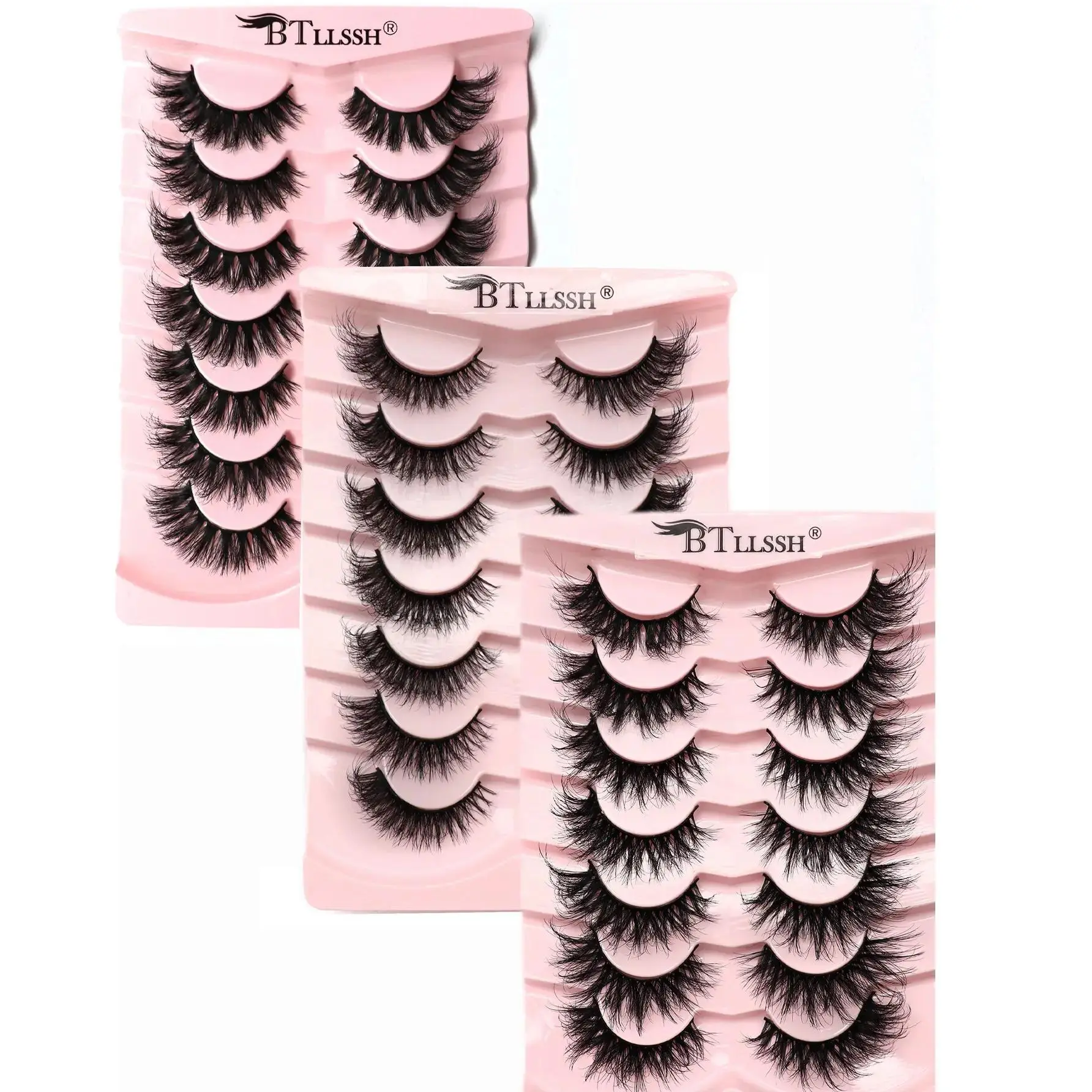 Summer Fluffy False Eyelashes, Volume Fluffy Lashes, 21 Pairs Mixed Styles Faux Cluster Lashes, Natural Lightweight Curling Eye Makeup Strip Lashes, Lash Clusters, False Lash Extension, Soft Natural Eyelash, Eyelash Cluster Set