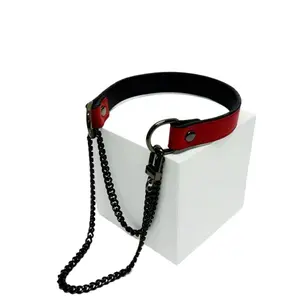 Choker Punk PU Necklace Goth Choker Soft Collar Chain for Women Girls Gifts Gothic Vintage Dragonfly