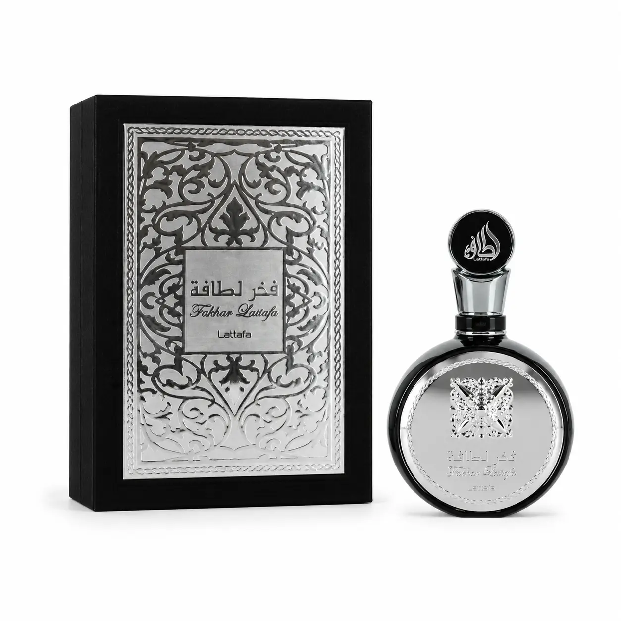 Lattafa Fakhar EDP Spray 3.4 oz For Men Fragrance Perfume Scent Bergamot Cosmetic Scented Aroma Cologne Pack Pack long last