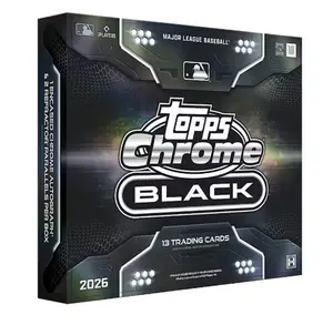 TOPPS CHROME BLACK BASEBALL 2026