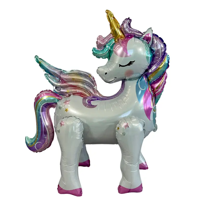 Unicorn Standing Balloon – Jumbo Foil Party Decor