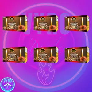 Pack of 6: Eternal Spirit Beauty Gourmet Ganoderma Reishi 4-in-1 Coffee Latte with 9g Sugar & Non-Dairy Creamer 15 Sachets