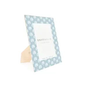 The Isla Palm Vertical Picture Frame - Sky Blue