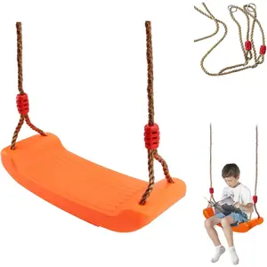 Tree Swing Seat,Swing Set Accessories for Kids Outdoor & Indoor Playground,Orange