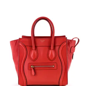 Pre-owned Celine Smooth Leather Tote Bags REBAG Luggage Bag Micro by Rebag