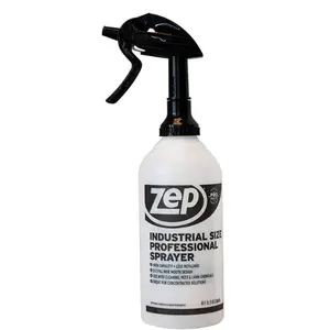 Zep Industrial Sprayer Bottle 48 Ounces C32810 Up to 30 Foot Spray Adjustable Nozzle Professional Size Professional Sprayer