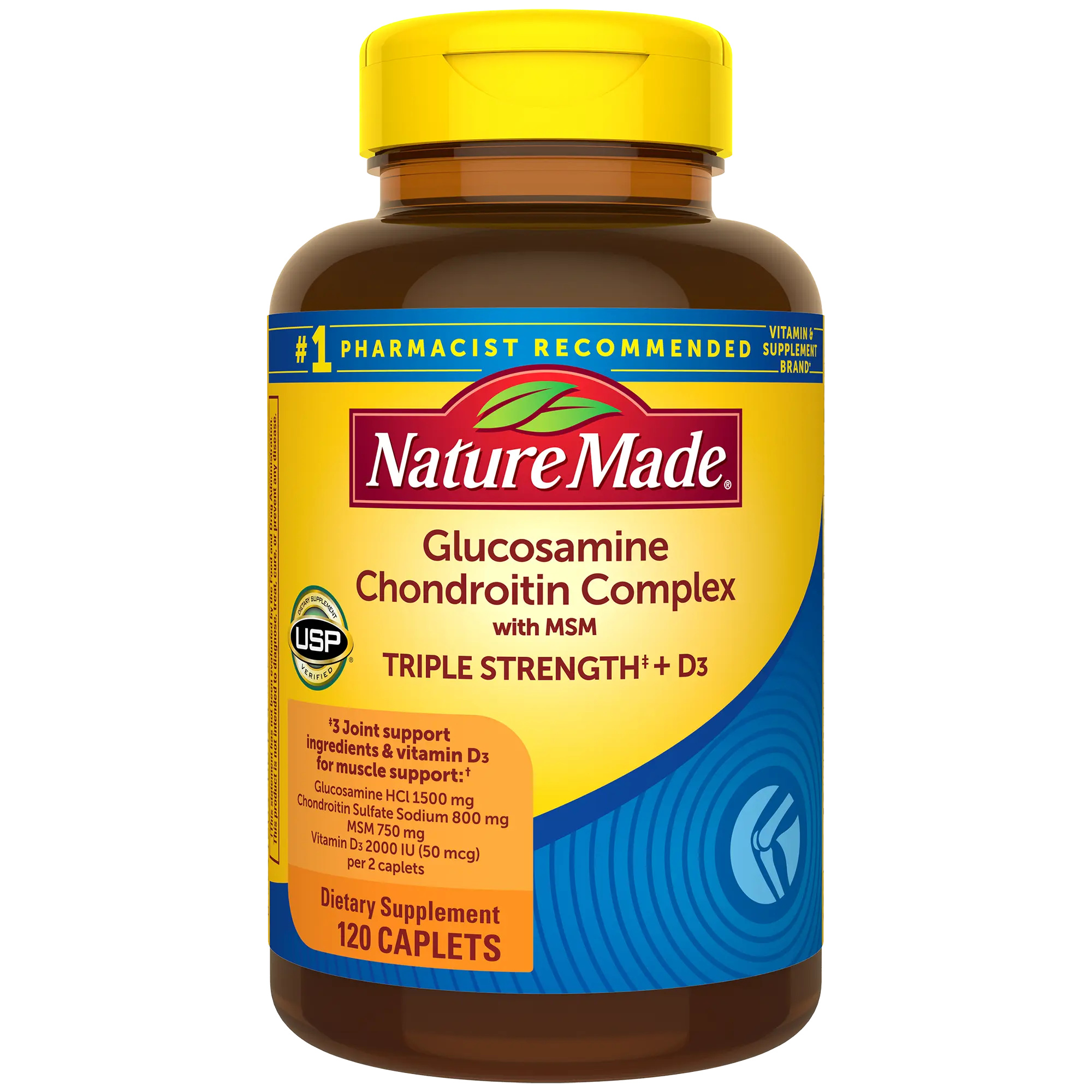 Glucosamine Chondroitin Complex with MSM Triple Strength‡ + Vitamin D3