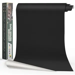 23.6x79 inch Black Self Adhesive Leather and Vinyl Repair Tape for Furniture Sofas Couches Seats Chairs Ideal for Home Use
