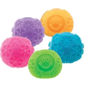 2026-Fuzz Squeeze Ball Sensory Toy with a Velvet Texture Fidget Toys - You Can See and Feel - Ages 3 and Up Anxiety Relief Fuzz Stress Balls Party Favors Birthday Gifts