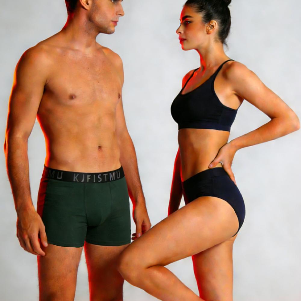 KJFISTMU Men's 12-Pack Boxer Briefs Set, Solid Color Simple Style, Stretchy Sports Underwear, Moisture-Wicking Men's Boxer Briefs with Covered Waistband