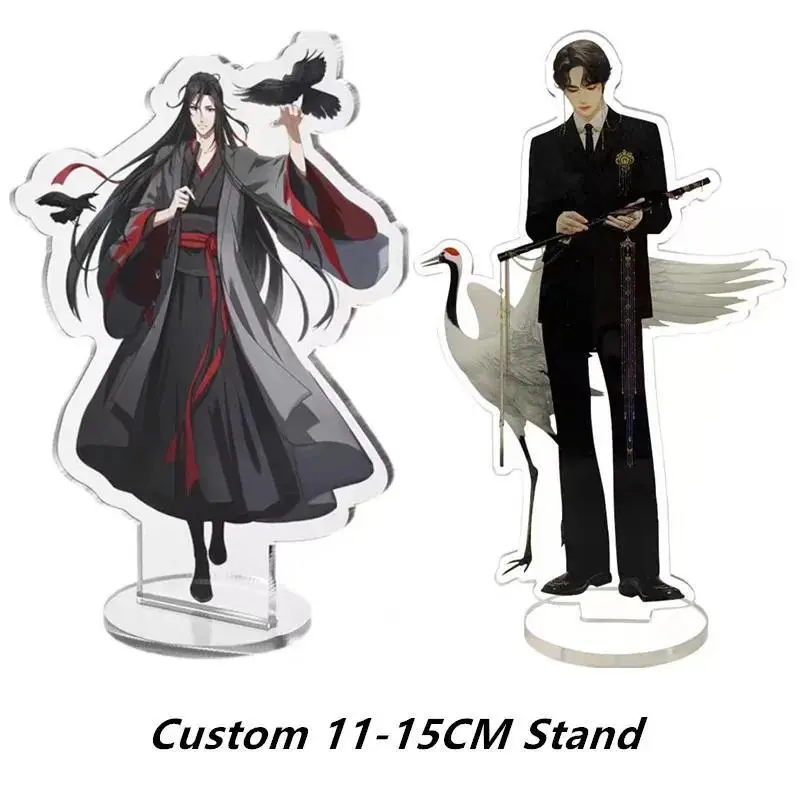Customize Transparent Acrylic Standees Personalizable HD Anime Custom Desktop Decoration Standing Accessories Cartoon Stand Sign