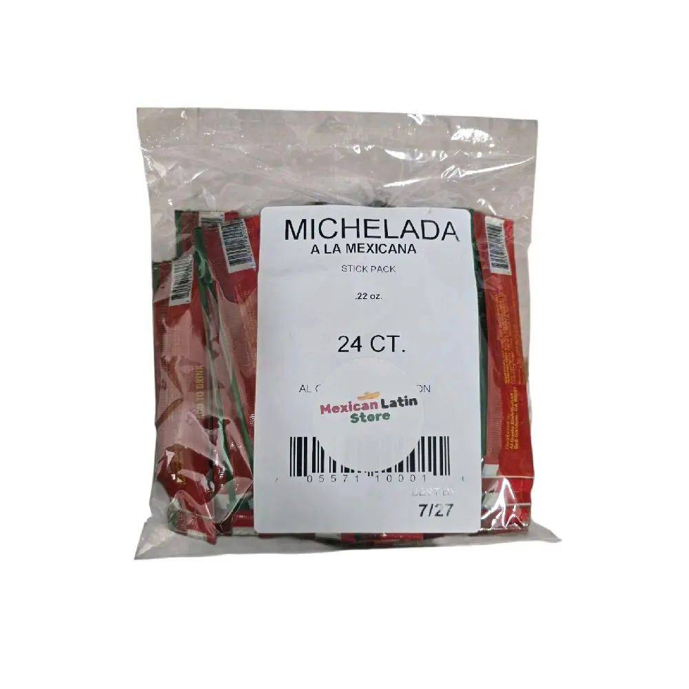 Micheladas Mix  a la Mexicana add to your favorite drink 24 pcs 7.8-oz