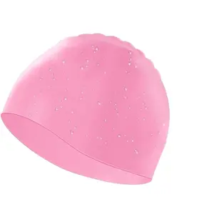 Unisex Silicone Swimming Cap, No Strap Design, Suitable for Long Hair, Comfortable Ear Protection, Adult Swim Hat