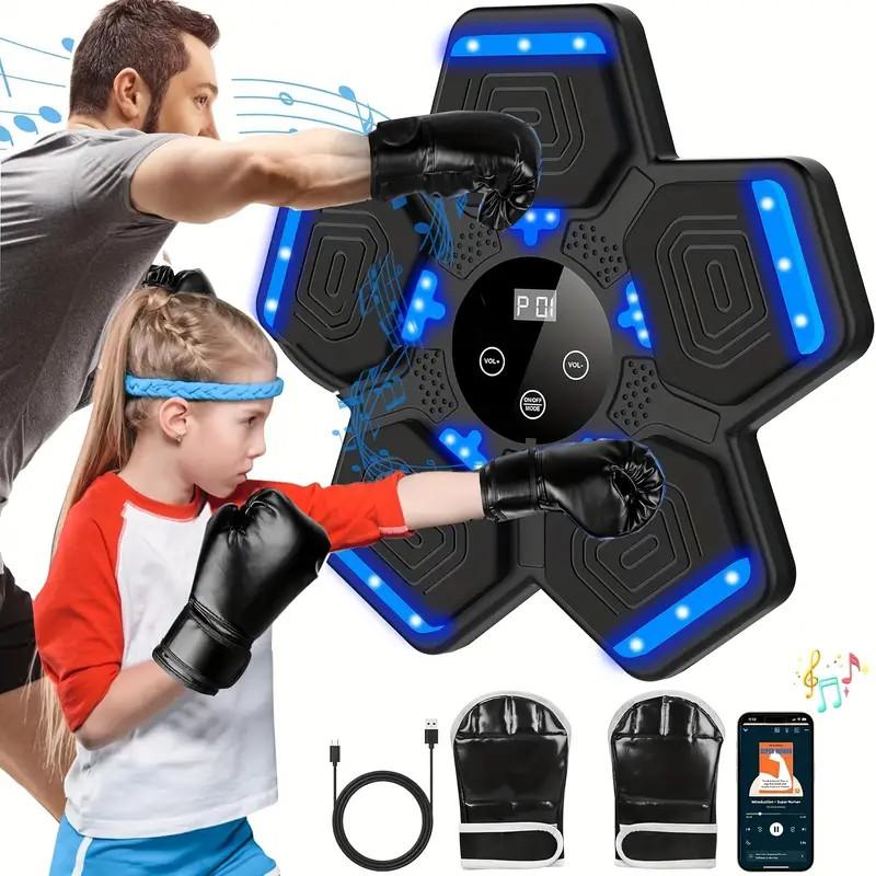 Upgraded Smart Music Boxing Machine, Wall-mounted Music Boxing Target ...