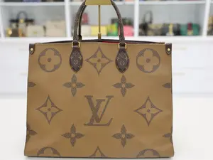 Pre-owned Louis Vuitton CANVAS Tote Bags ONTHEGO GM REVERSE PATTERN