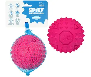 Best Pet Supplies Squeaky Dog Toys with Soft Durable Fabric for Small, Medium and Large Pets Interactive Toy for Indoor Play, Supports Active Biting and Play - Fuchsia (L:3.5")