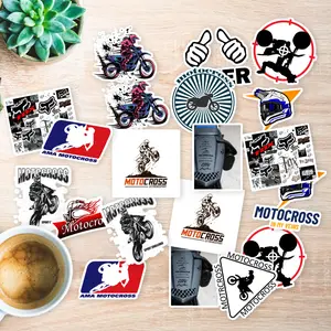 Stickers Pack 20 Pcs Fashion Colorful Aesthetic Motocross Skateboard Vinyl Waterproof Guitar Laptop Bike Bottle Bumper Car Water Luggage