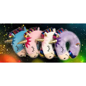 13" Unicorn Neck Pillow
