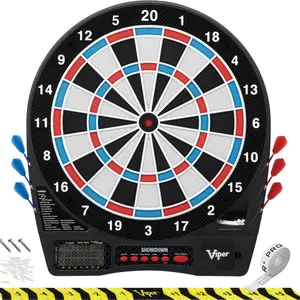 Showdown Electronic Dartboard Sport Size over 30 Games with 590 Options Automati