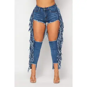 Veronica Fringe Denim Jean Womenswear